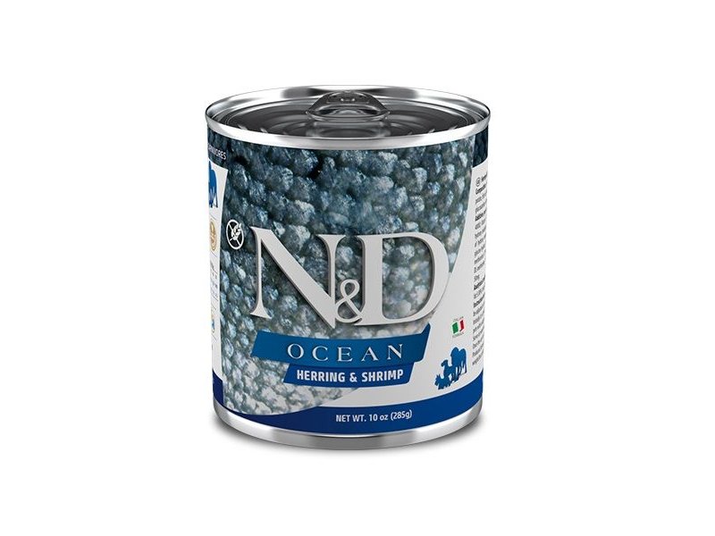 N&D Ocean Aringa e Gamberetti 285g umido cane