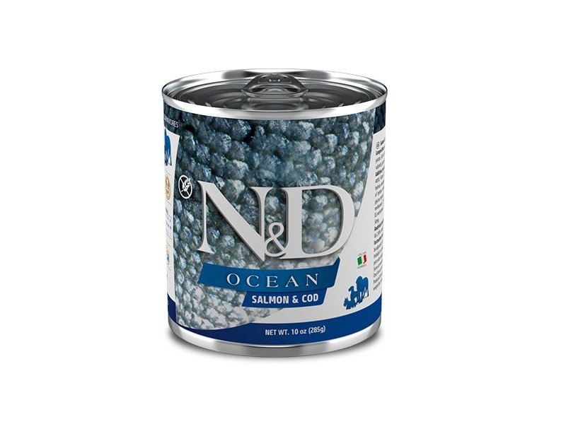 N&D Ocean Salmone e Merluzzo 285g umido cane
