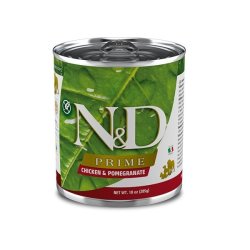 N&D Prime Pollo e Melograno 285g umido cane
