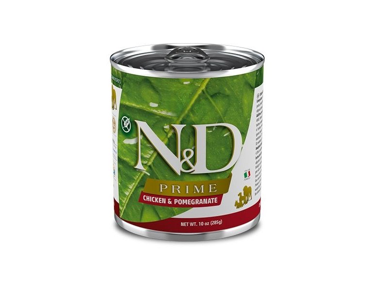 N&D Prime Pollo e Melograno 285g umido cane