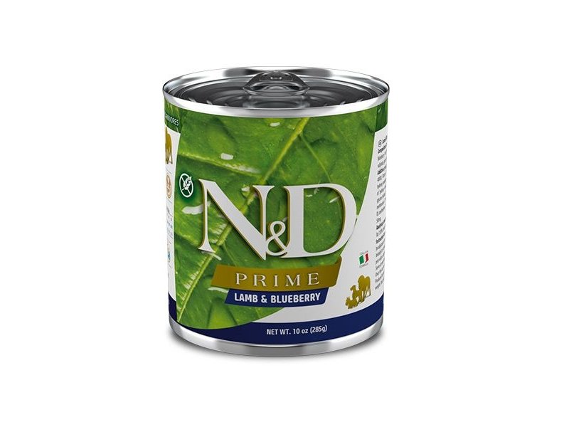 N&D Prime Agnello e Mirtillo 285g umido cane