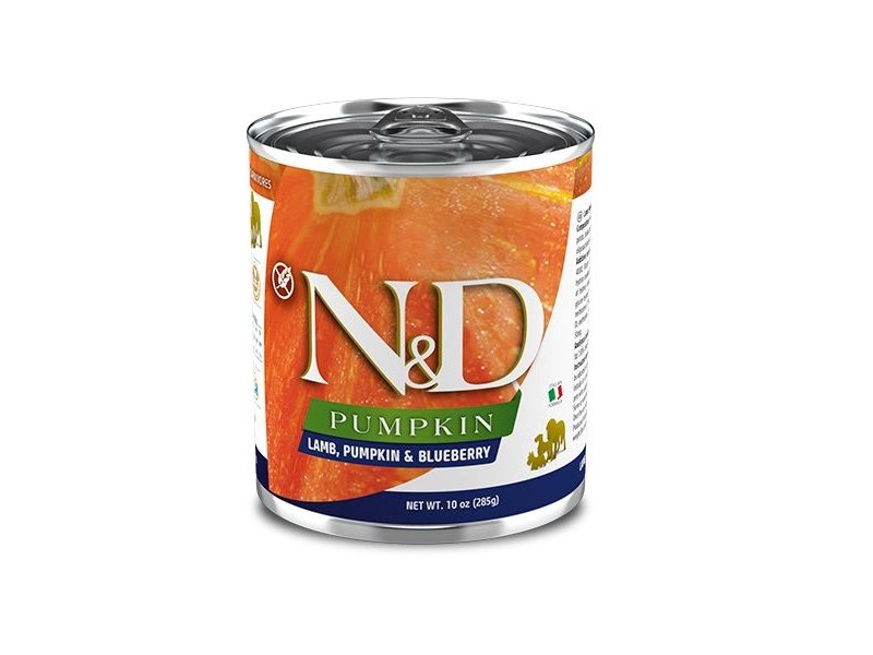 N&D Pumpkin Agnello Zucca e Mirtillo 285g umido cane