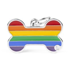 Medaglietta Rainbow Osso XL