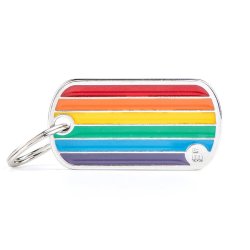 Medaglietta Rainbow Bandiera