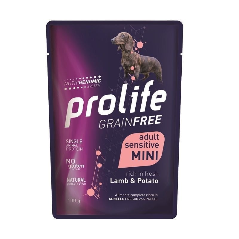 Prolife Adult Mini Agnello e patate 100g umido cane grain free Prolife Adult Mini Agnello e patate 100g umido cane grain free