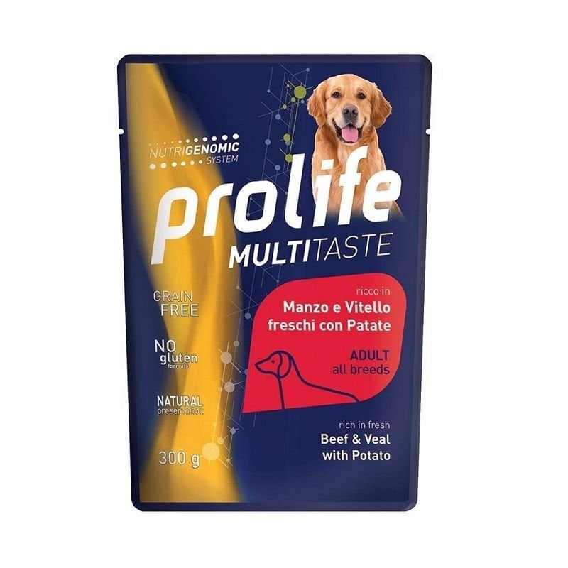 Prolife Adult Manzo Vitello e Patate 300g umido cane Prolife Adult Manzo Vitello e Patate 300g umido cane