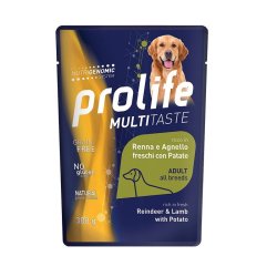 Prolife Adult Renna Agnello e Patate 300g umido cane