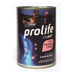 Prolife Adult Agnello e riso 400g umido cane