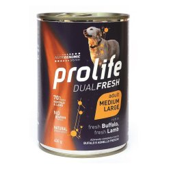 Prolife Adult Bufalo e Agnello 400g umido cane dual fresh