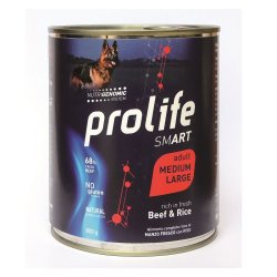 Prolife Adult Manzo e riso 800g umido cane