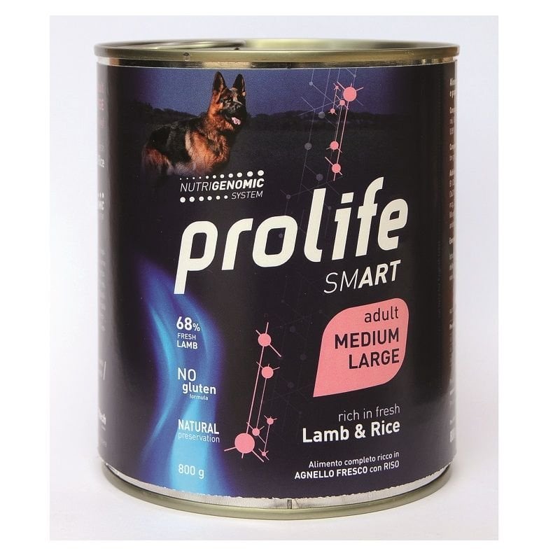 Prolife Adult Agnello e riso 800g umido cane Prolife Adult Agnello e riso 800g umido cane