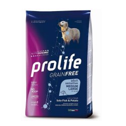 Prolife Sogliola e Patate Medium Large Nutrigenomic crocchette cane