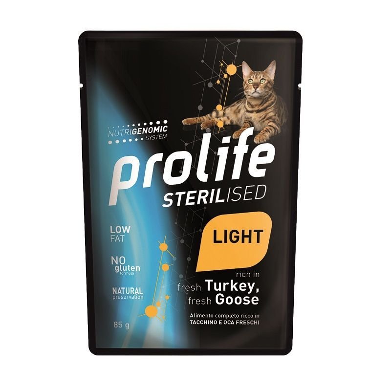 Prolife Cat Sterilised Light Turkey & Goose 85g umido gatto