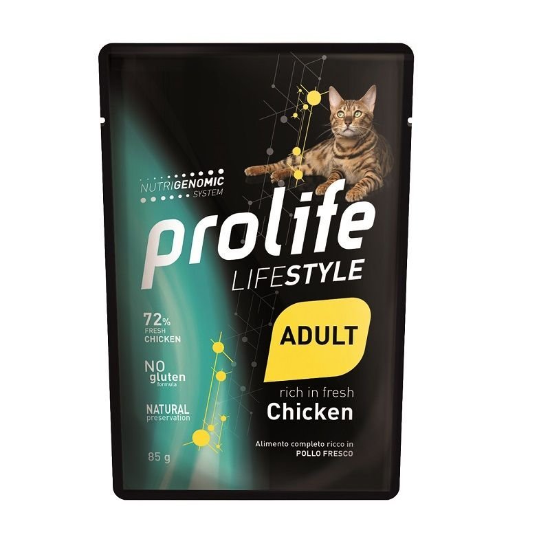 Prolife Adult Pollo 85g umido gatto