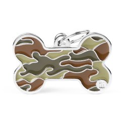 Medaglietta Style Camouflage Verde Osso XL