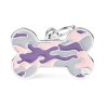 Medaglietta Style Camouflage Rosa Osso XL