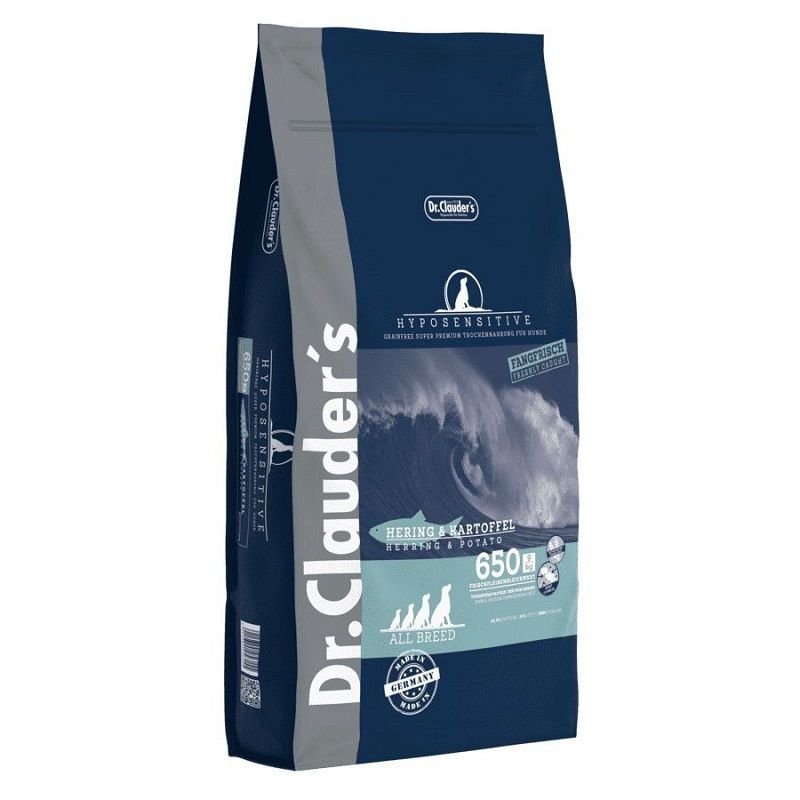 Dr. Clauder's Hyposensitive Aringa e Patate 11,5Kg crocchette cane grain free