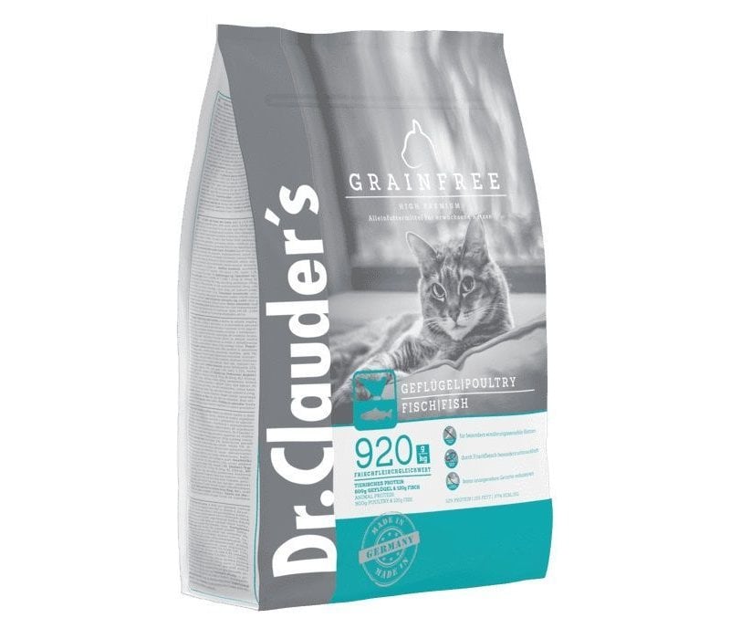 Dr. Clauder's Adult Grainfree 10kg crocchette gatto senza cereali Dr. Clauder's Adult Grainfree 10kg crocchette gatto senza cereali