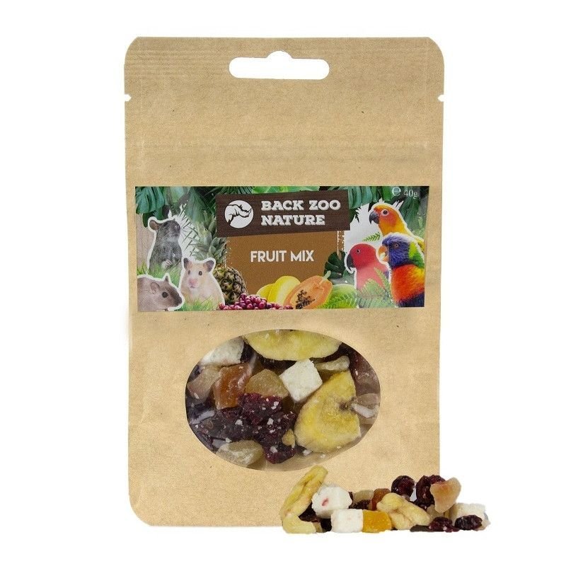 Zoofaria Fruit Flakes Mix 40g snack per uccelli