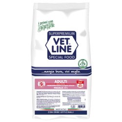 Vet Line Adulti Maiale Taglia Piccola 3kg crocchette cane