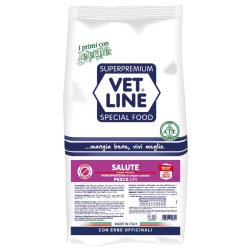 Vet Line Salute Pesce Taglia piccola 12,5kg crocchette cane