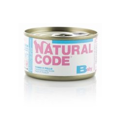 Natural Code Baby Tonno Pollo 85g umido gattino