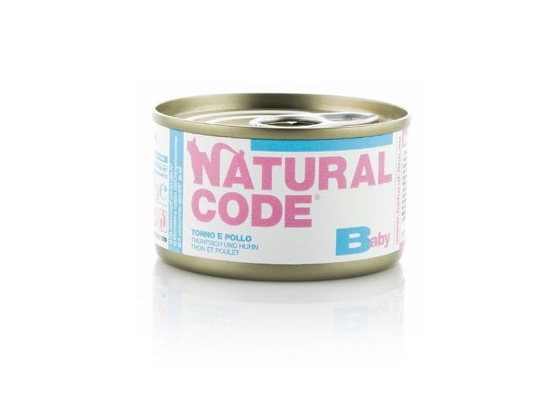 Natural Code Baby Tonno Pollo 85g umido gattino