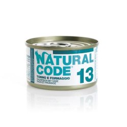 Natural Code 13 Tonno e Formaggio 85g umido gatto