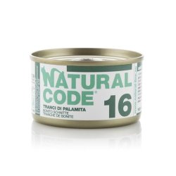 Natural Code 16 Carne Bianca di Palamita 85g umido gatto