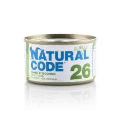 Natural Code 26 Tonno e Tacchino in jelly 85g umido gatto