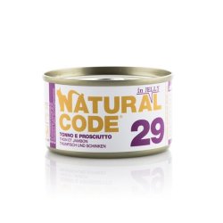 Natural Code 29 Tonno e Prosciutto in jelly 85g umido gatto