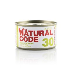 Natural Code 30 Pollo e Tacchino in jelly 85g umido gatto