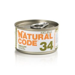 Natural Code 34 Tonno e Kiwi 85g umido gatto