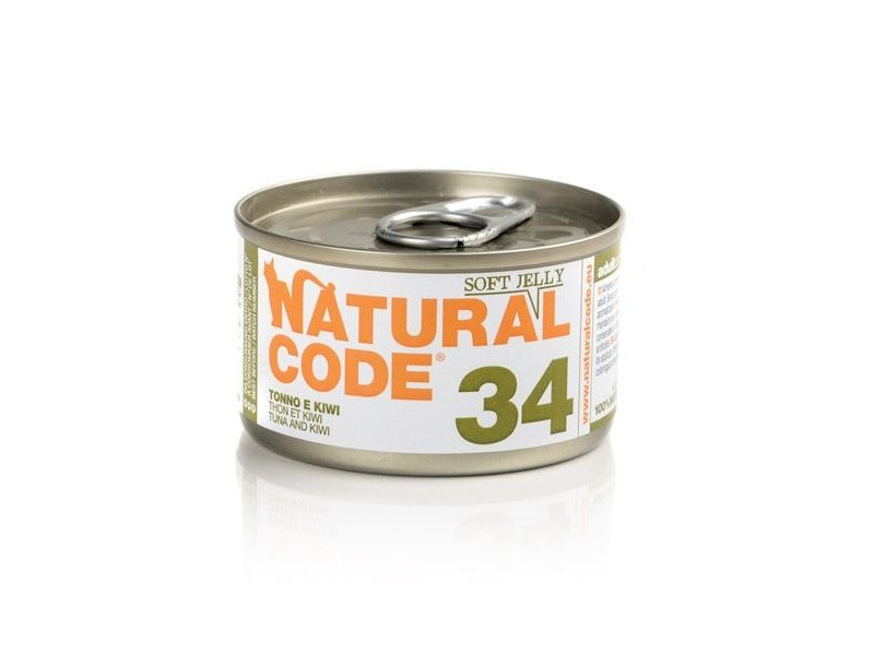 Natural Code 34 Tonno e Kiwi 85g umido gatto