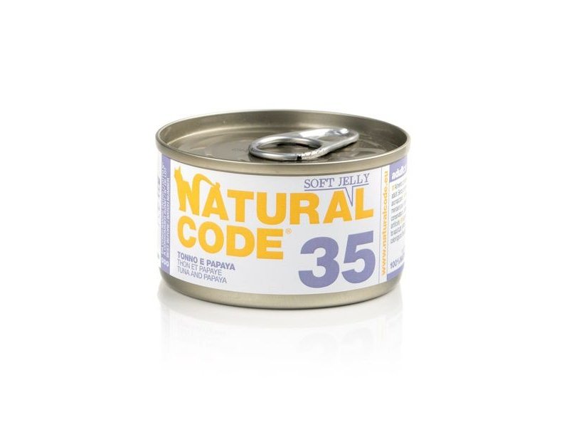 Natural Code 35 Tonno e Papaya 85g umido gatto