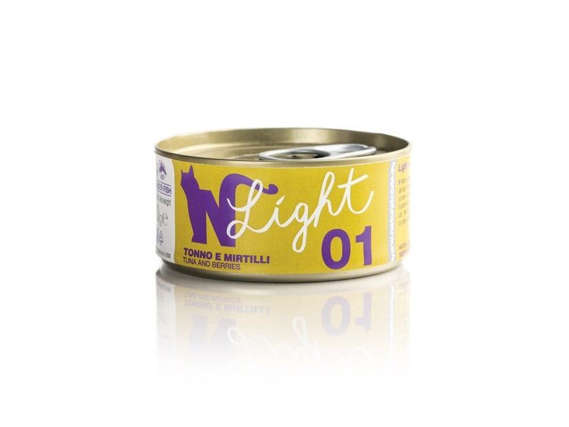 Natural Code Light 01 Tonno e Mirtilli 70g umido gatto