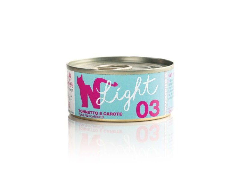 Natural Code Light 03 Tonnetto e Carote 70g umido gatto