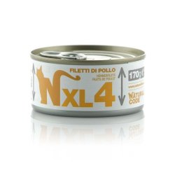 Natural Code XL 4 Filetti di pollo 170g umido gatto