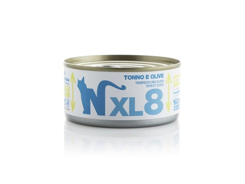 Natural Code XL 8 Tonno e Olive 170g umido gatto