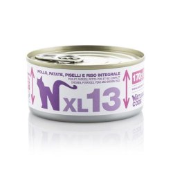 Natural Code XL 13 Pollo Patate Piselli e riso 170g umido gatto