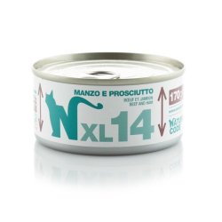 Natural Code XL 14 Manzo e Prosciutto 170g umido gatto