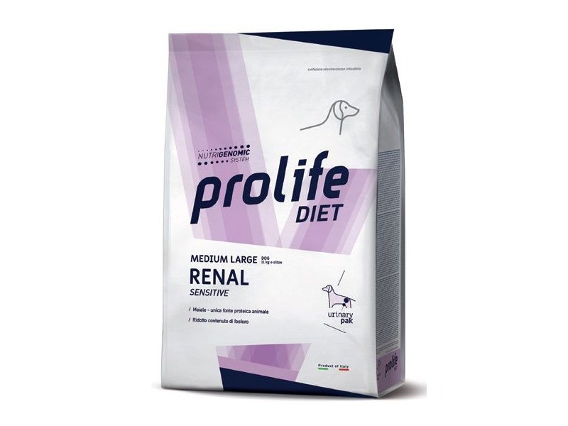 Prolife diet Renal Medium Large 8kg crocchette dietetiche cane