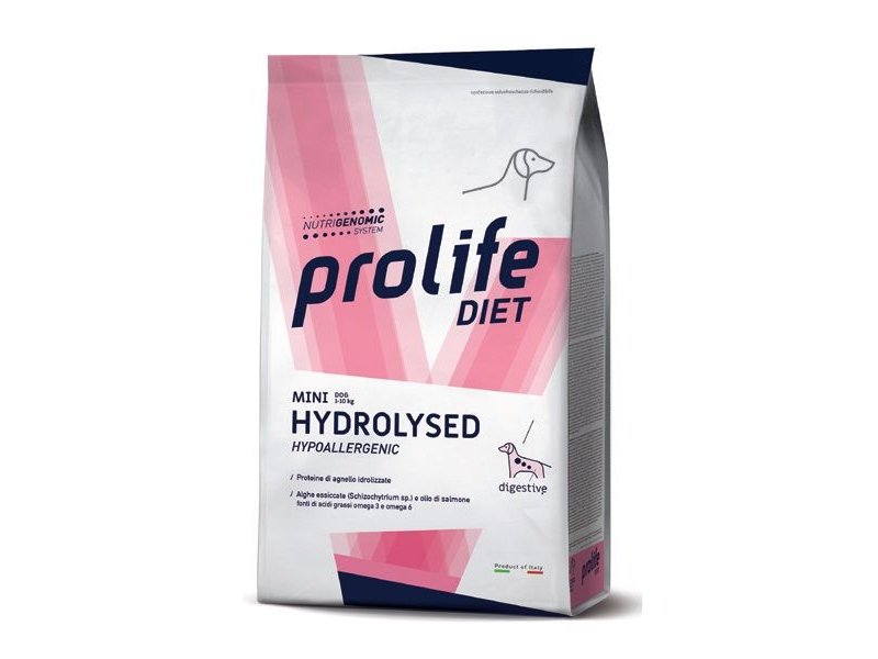 Prolife diet Hydrolysed Hypoallergenic Mini crocchette dietetiche cane