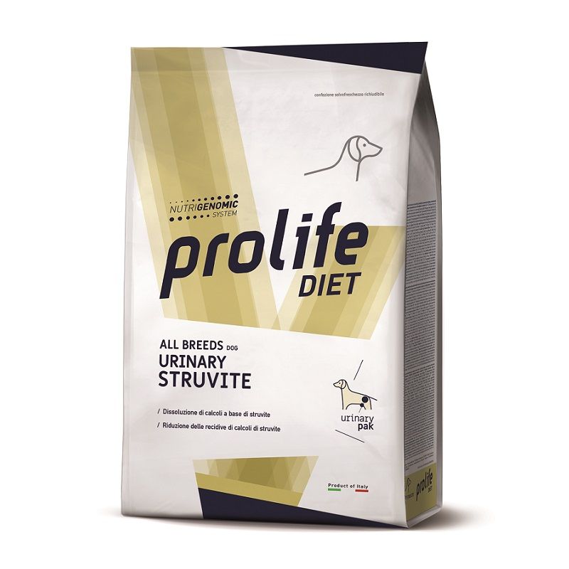 Prolife diet Urinary Struvite 8kg all breeds crocchette dietetiche cane