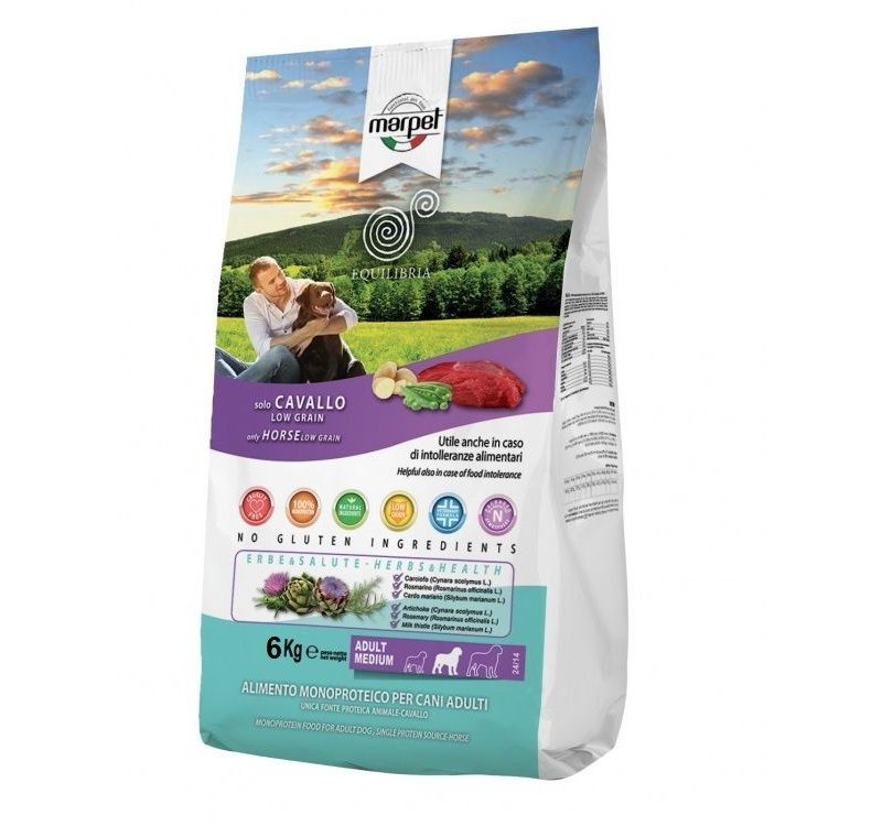 Equilibria Dog 100% Cavallo Low Grain Adult Mini 6kg - AquaZooMania