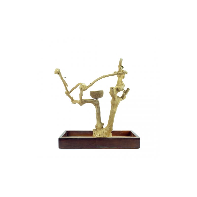 ZOOFARIA  Java Playstand Small trespolo in legno