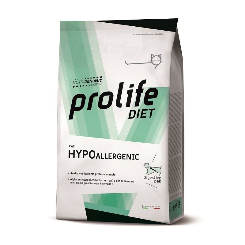 Prolife diet cat Hypoallergenic 5kg crocchette dietetiche gatto