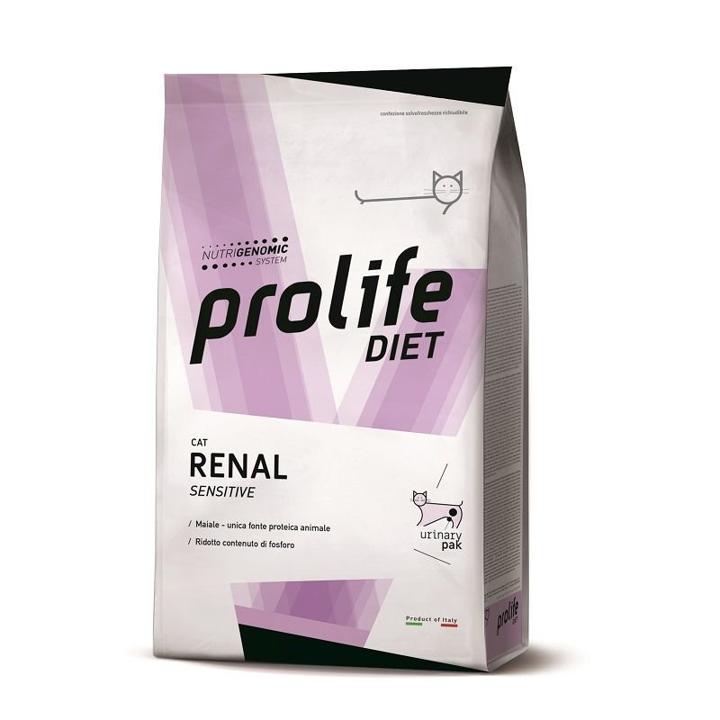 Prolife diet cat Renal Sensitive 5kg crocchette dietetiche gatto