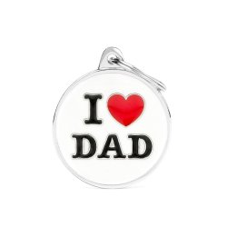 Medaglietta I Love Dad Large