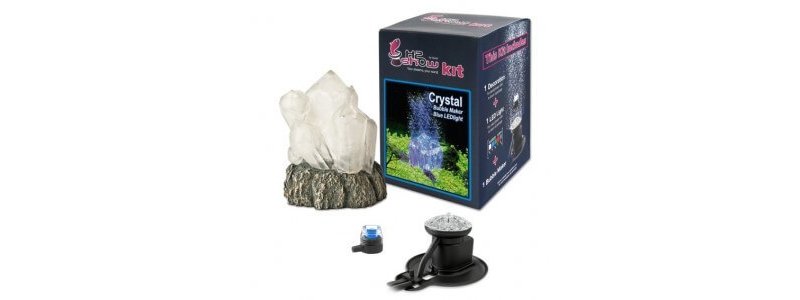 Hydor H2O Show Decorazione Cristallo e Bubble Maker